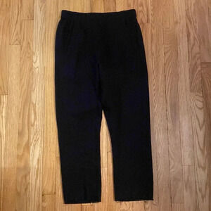 Anne Demeulmeester sz 38 US M black elastic waist pant great pre owned condition